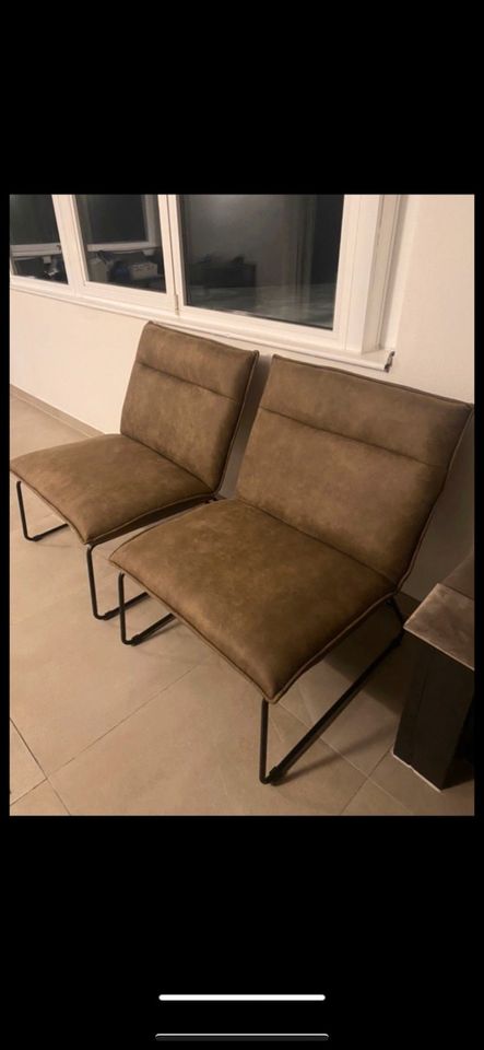 2 Relaxstühle mit großer und gemütlicher Sitzfläche in Oberelbert