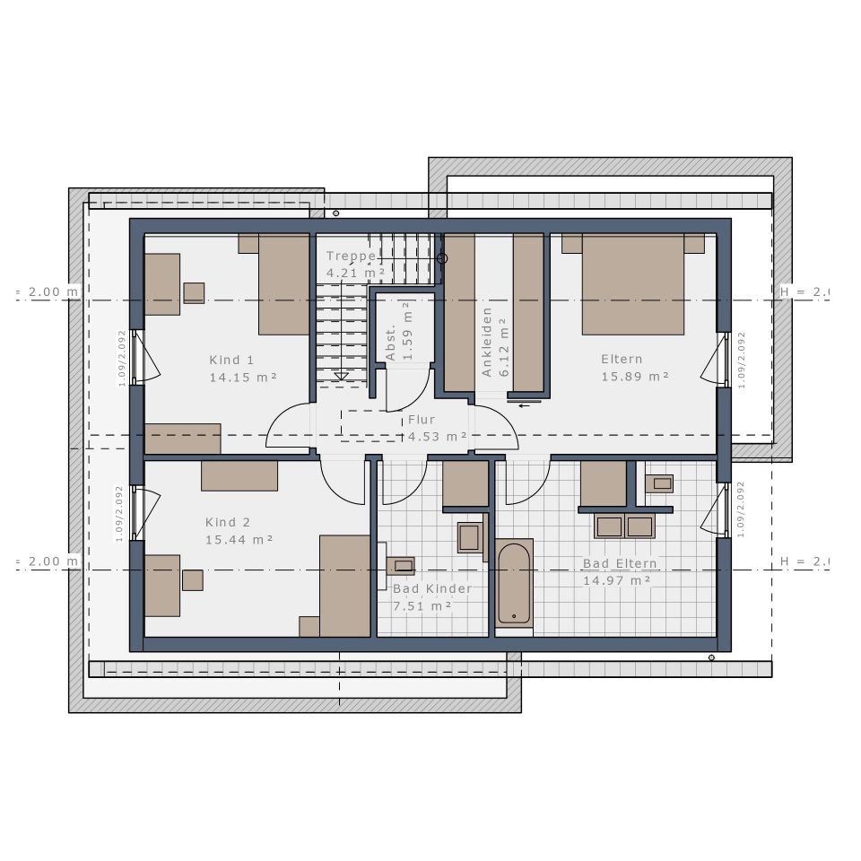 Die perfekte Wohlfühloase – Modernes Einfamilienhaus von Schwabenhaus in Wiesenthau