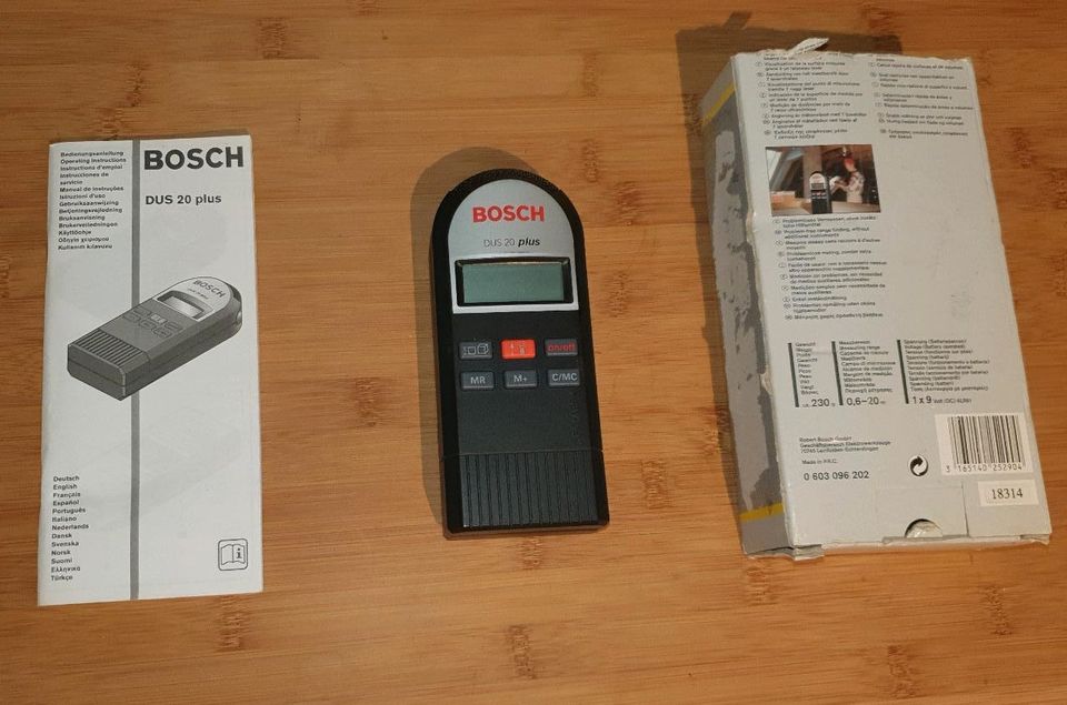 "BOSCH--DUS 20 PLUS" ULTRASCHALL ENTFERNUNGSMESSER "NEU" in Oberhausen