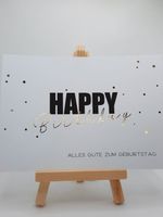 Karte "Happy Birthday3" veredelt mit Kupfer Nordrhein-Westfalen - Medebach Vorschau