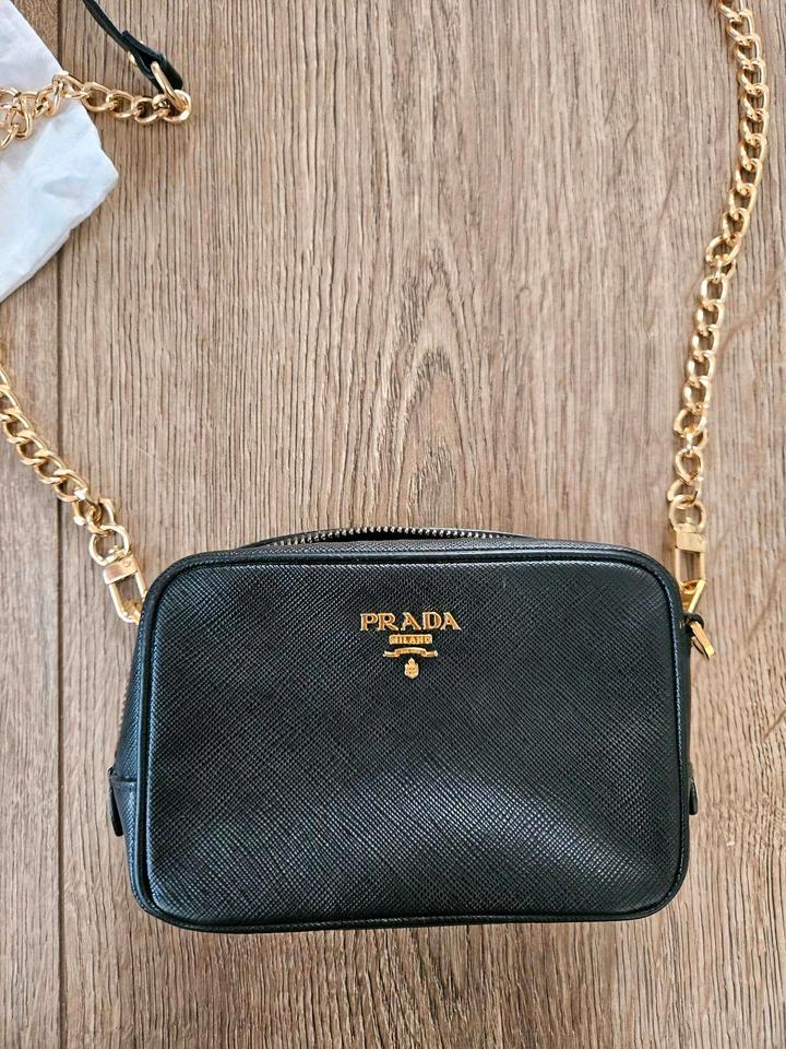 Prada gold crossbody new arrivals