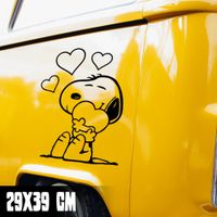 AUTO AUFKLEBER "SNOOPY MIT HERZ" PEANUTS STICKER Thüringen - Sonneberg Vorschau