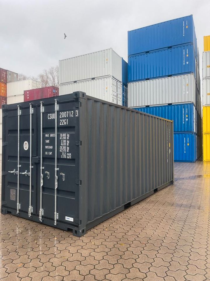 Seecontainer 20 Fuß neu | Containerstandort ►Duisburg◄ | Lagercontainer | Container | Grau in Burghaun