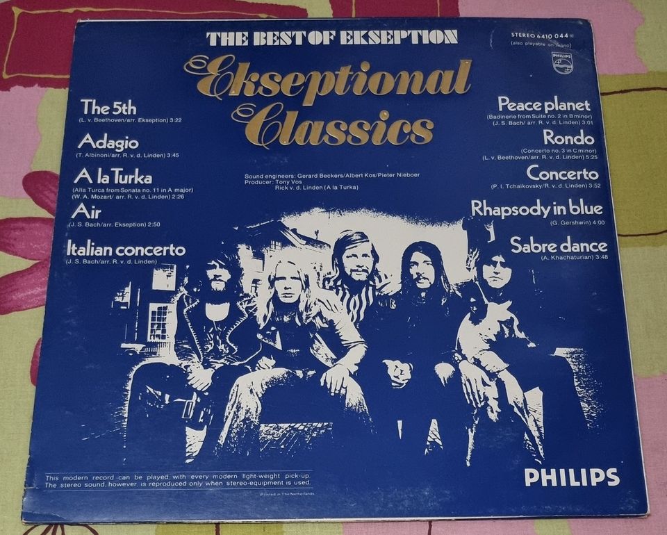LP: The best of Ekseption – Ekseptional Classics – Philips in Moers