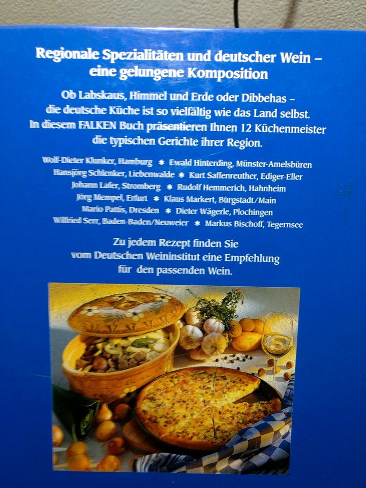 2 Kochbücher, Französisch kochen, Regionale Deutsche Küche, je 1€ in Gießen