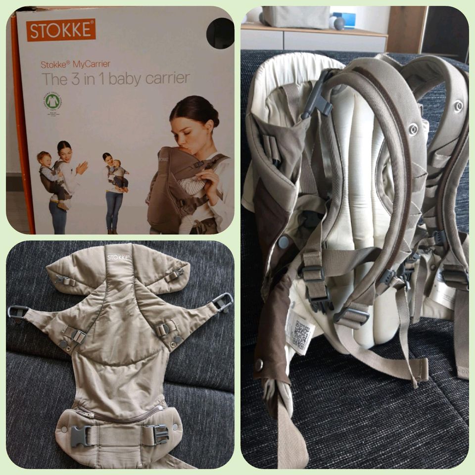 Stokke My Carrier 3 in 1 Babytrage, Rückentrage in Dittelbrunn