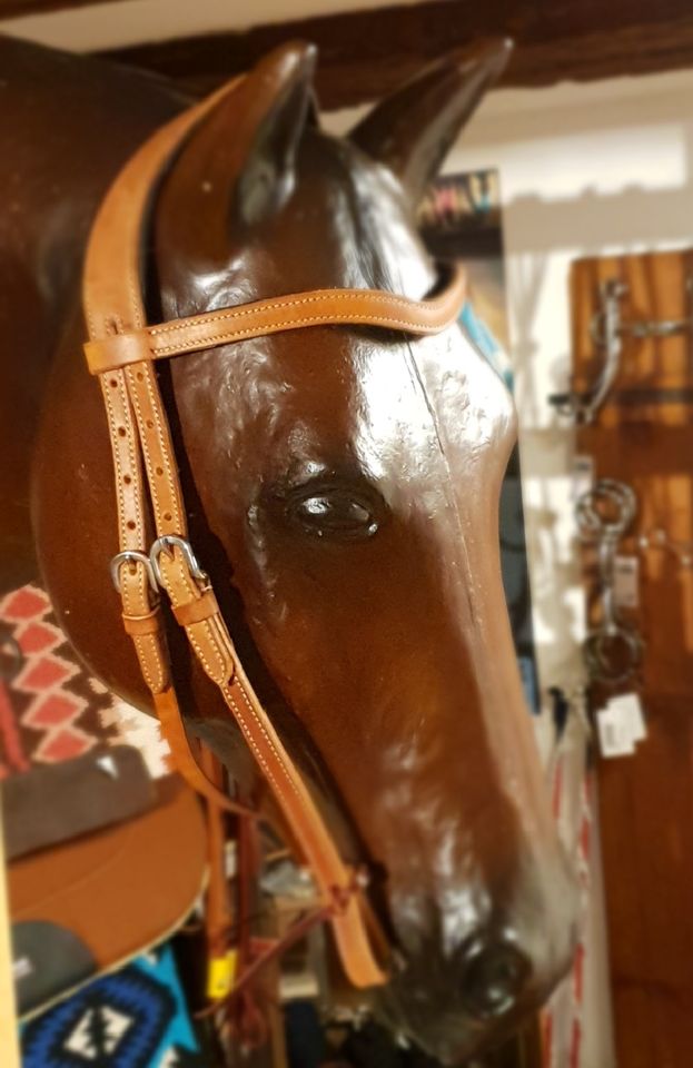 Anatomically Shaped Harness Headstall - Westerntrense - Kopfstück in Gunningen