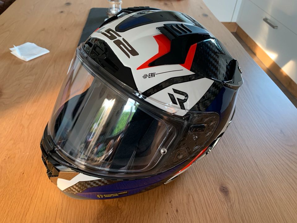 Motorradhelm LS2 FF327 Challenger Sporty Carbon M 57/58 in Bergisch Gladbach