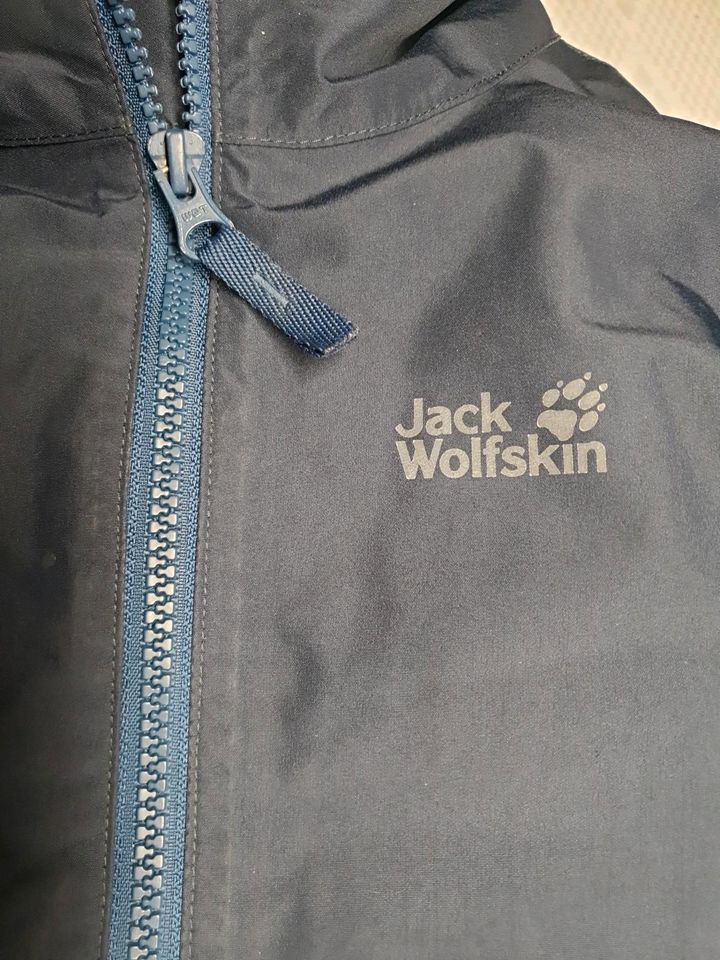 Jack Wolfskin "Argon Storm" Kinderjacke Größe 152 blau Anorak in Ritzerau