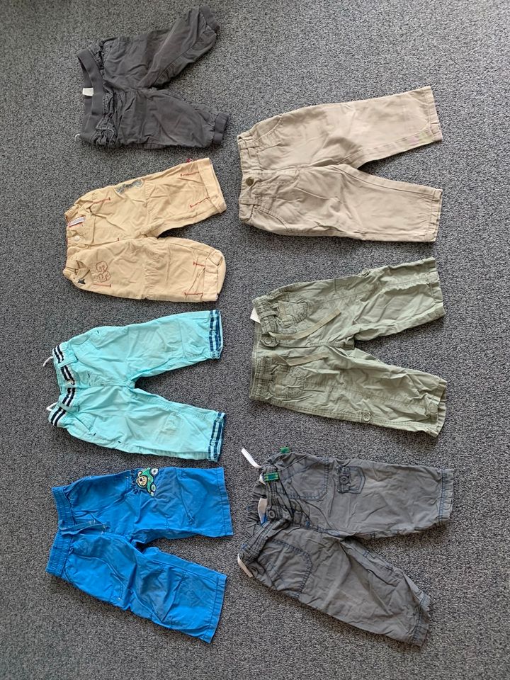 ❗️XXL ❗️Kleiderpaket Jungen Gr. 74 unserer Zwillinge in Naunhof