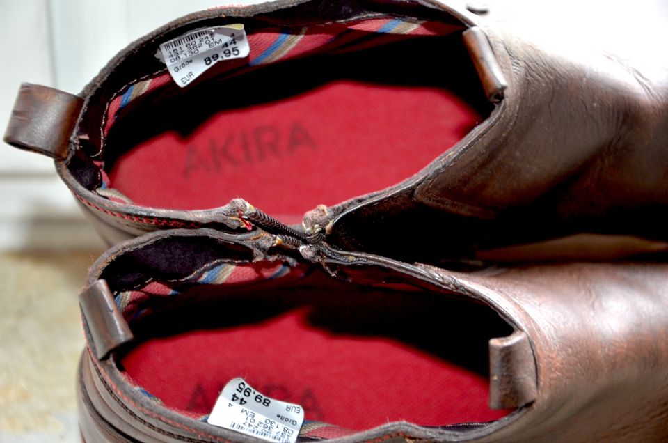 Akira Handmade Echtleder italienische Stiefeletten Gr. 44 in Hamburg