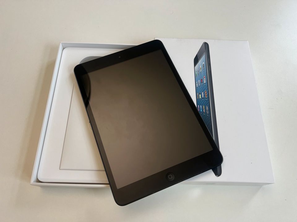 Appel Ipad Mini 64 GB 1. Gen Akku teildefekt Tablet OVP in Leipzig