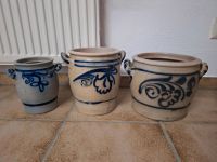 Keramik Töpfe Steingut blau/grau Hessen - Ranstadt Vorschau