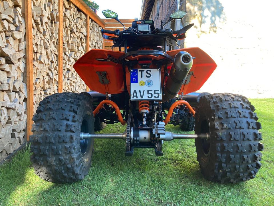 KTM XC 525 Quad Rallye Akrapovic Umbau Enduro in Oschersleben (Bode)