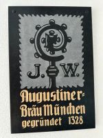 Augustiner Brauerei  Natur-Steintafel Granit gefräst Bier / Bräu Baden-Württemberg - Öhringen Vorschau