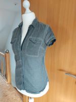 Bluse QS by S.Oliver 38 w.neu grau kurzarm Niedersachsen - Cremlingen Vorschau