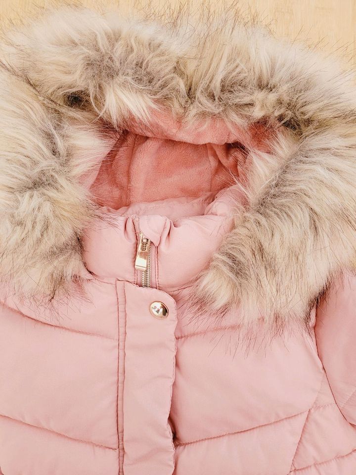 neuw. Winterjacke Mantel in rose für Mädchen 128 in Würzburg