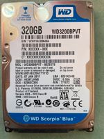 Festplatte WD 320GB 2,5 WD Scorpio Blue WD3200BPVT SATA München - Trudering-Riem Vorschau
