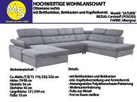 Sofa Couch Wohnlandschaft U Form Bettfunktion-Bettkasten Cordstof Nordrhein-Westfalen - Mettingen Vorschau