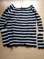 Longsleeve Sweatshirt Gr. M Fishbone Gestreift Weiss Schwarz Bayern - Laufen Vorschau