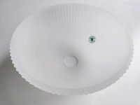Italienischer Designer-Lampenschirm aus dickem Milchglas Hessen - Darmstadt Vorschau