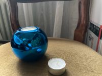 Teelichthalter aus Porzellan metallikblau Kerzenhalter Dekoration Hessen - Taunusstein Vorschau