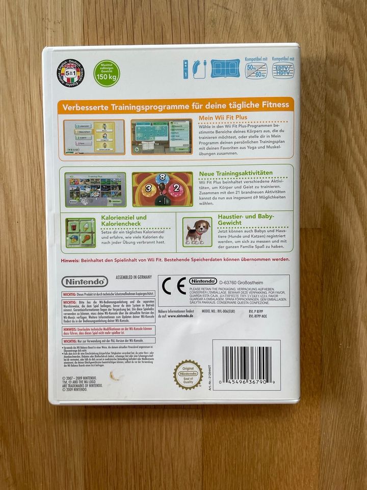 Wii Fit, Wii Fit Plus, Balance Board in Kleinmachnow