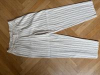 Gestreifte Leinenhose Beige Braun Gr. L Hessen - Offenbach Vorschau