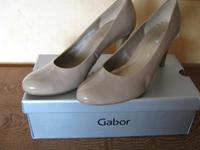 GABOR DAMENSCHUH HIGHT HEELS PUMPS KAFFIR-LACK BEIGE GR 39 UK 6 Bayern - Zirndorf Vorschau