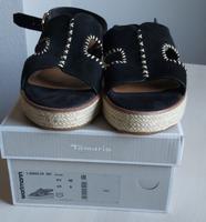 Tamaris Sandalen schwarz (Echtleder) Größe 40 Schleswig-Holstein - Ahrensburg Vorschau