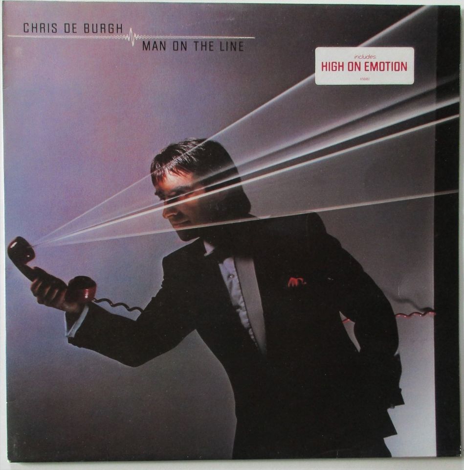 Chris De Burgh-Man on the Line-A&M Records AMLX 65002/NL 1984 in Rohrbach