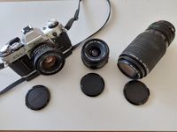 Canon AE-1 analoge Spiegelreflexkamera m. 3 Objektive Bayern - Aurachtal Vorschau