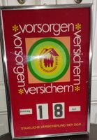 DDR Staatliche Versicherung Drehkalender rot Schwerin - Paulsstadt Vorschau