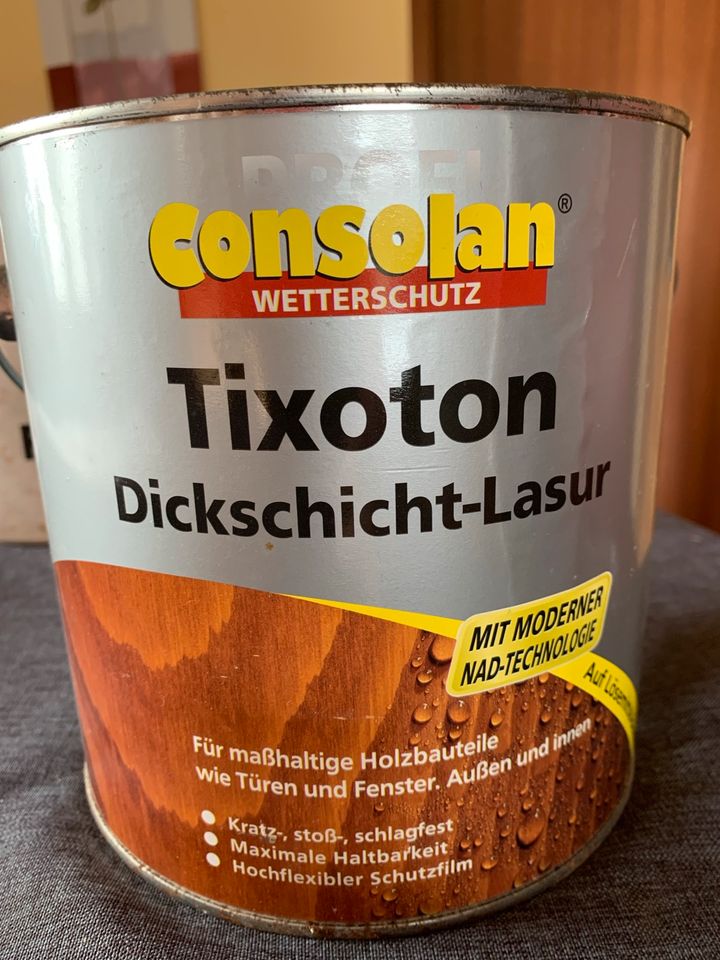 Consolan Wetterschutz Dickschicht-Lasur • Altkiefer • 2,5 Liter in Leopoldshöhe