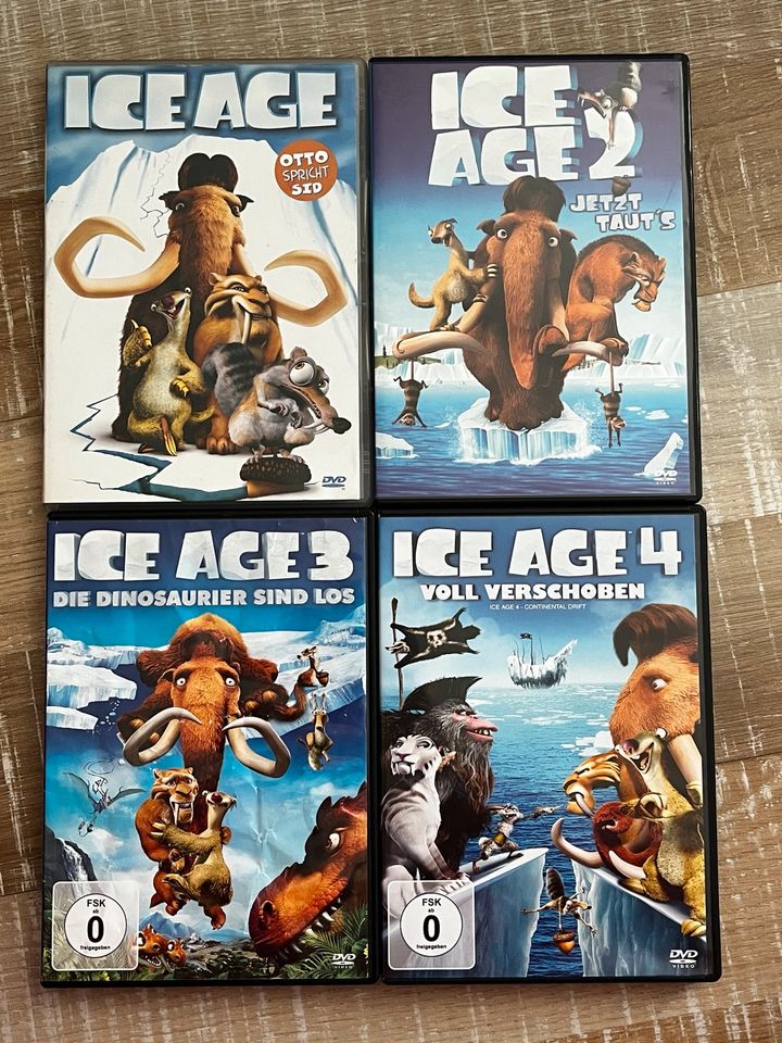 ICE AGE DVD-Set Teil 1-4 in Wardenburg