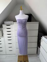 Zara Drapiertes Kleid Bandeau Größe S lila flieder Nordrhein-Westfalen - Altena Vorschau