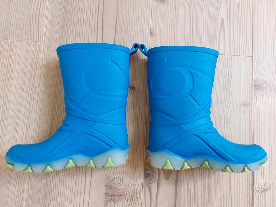 Blinkende Gummistiefel Gr. 26/27 Dino T-Rex in Dohna