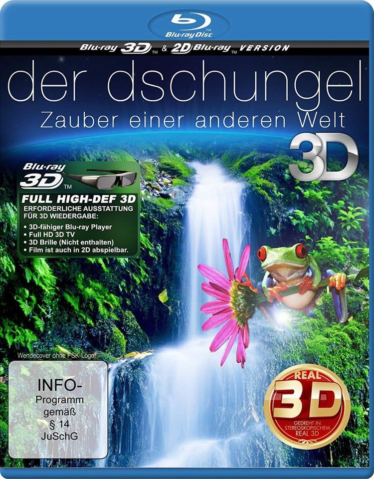 Der Dschungel - Zauber einer anderen Welt - 3D Blu ray. Neuwertig in Köln