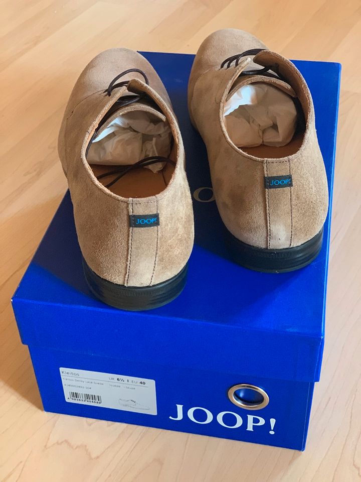 Edle JOOP Schuhe "Kleitos"- beige taube - Wildleder- Gr. 40 - NEU in Allershausen