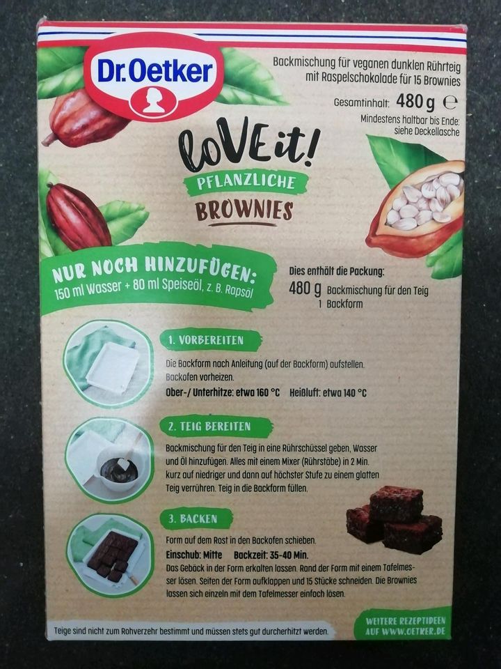 Dr. Oetker Love it! Brownies Backmischung in Paderborn