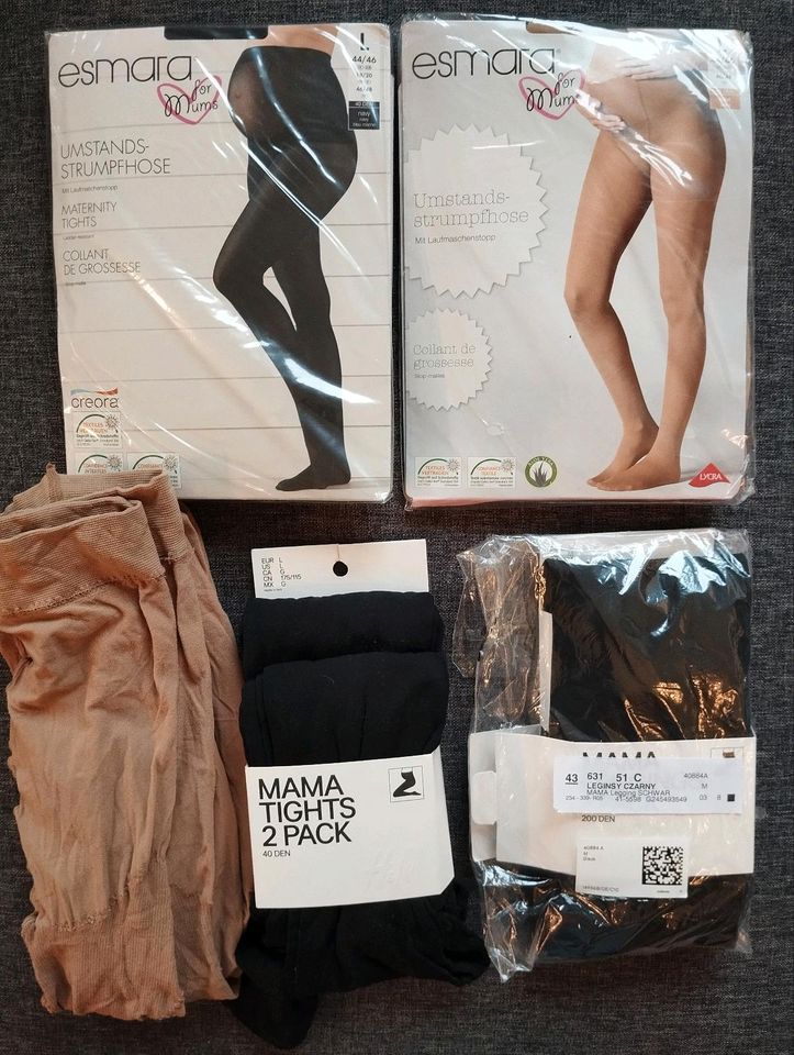 Strumpfhosen Set Schwangerschaft H&M Mama L in Oberhausen