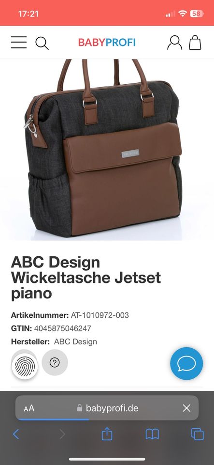 ABC Design Wickeltasche neu in Gelsenkirchen