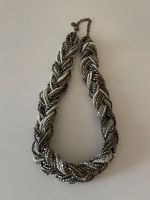 Halskette geflochten silber/weiß/gold Rheinland-Pfalz - Malberg Vorschau