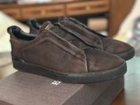 Ermenegildo Zegna Triple Stitch Sneaker braun 44 44,5 München - Moosach Vorschau