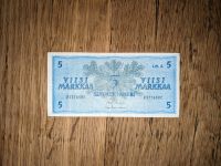 Gebrauchte Banknote 5 Finmark Viisi Markkaa Suomen Pankki Finland Hessen - Neu-Isenburg Vorschau