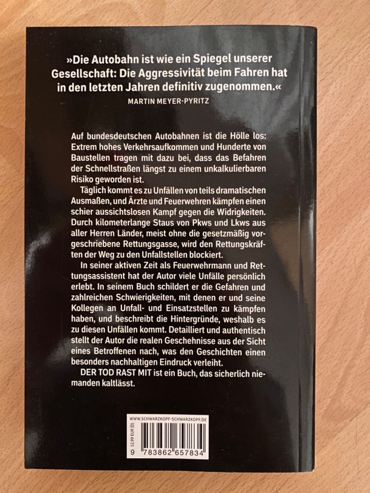 Buch Feuerwehr - Der Tod rast mit in Weinböhla