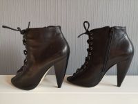 Buffalo Peep Toe Schnürung Stiefeletten High Heels 38 Leder Hannover - Bothfeld-Vahrenheide Vorschau