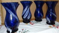 DP Vase aus Glas 4 Stk gleiche Form Blumenvase blau 26,5H 10,5 14 Rheinland-Pfalz - Bacharach Vorschau