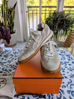 HERMÈS Jet Beige Equisse Sneakers Gr 38 Berlin - Köpenick Vorschau
