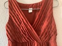 NEU Vila Kleid rostrot Chiffon elegant schlicht Biesen Retro S Leipzig - Plagwitz Vorschau